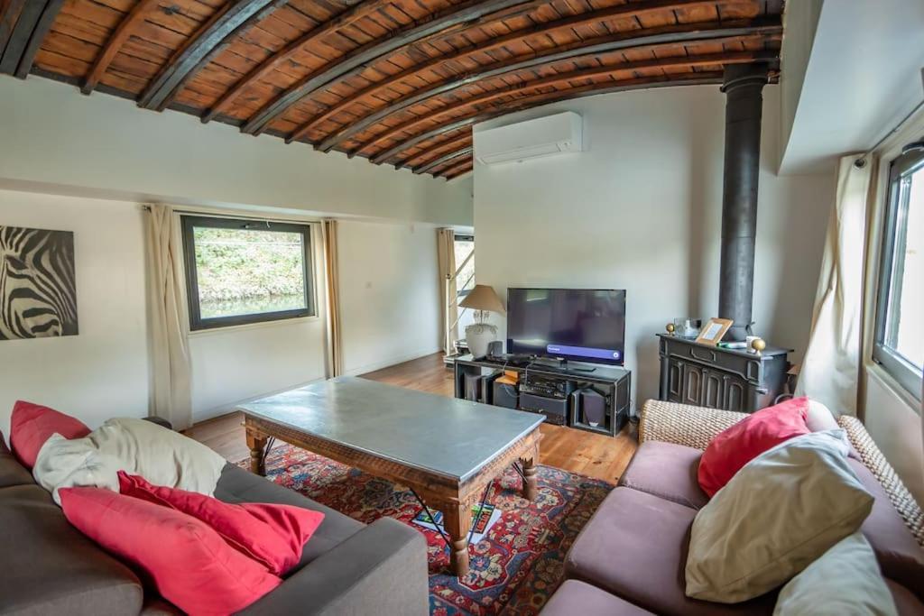 Grande Peniche 4 Ch - 10 Pers -Paris - Ile De Puteaux- Terrasses Villa Kültér fotó