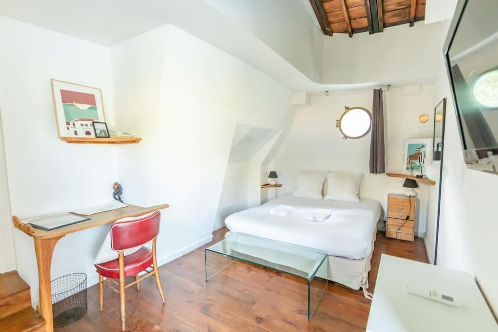 Grande Peniche 4 Ch - 10 Pers -Paris - Ile De Puteaux- Terrasses Villa Kültér fotó