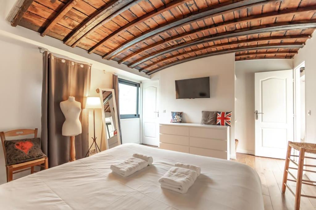 Grande Peniche 4 Ch - 10 Pers -Paris - Ile De Puteaux- Terrasses Villa Kültér fotó