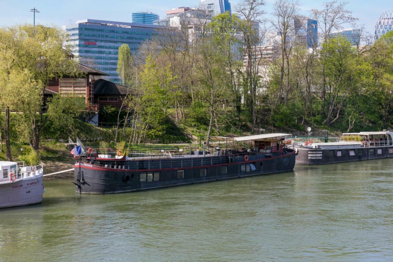 Grande Peniche 4 Ch - 10 Pers -Paris - Ile De Puteaux- Terrasses Villa Kültér fotó