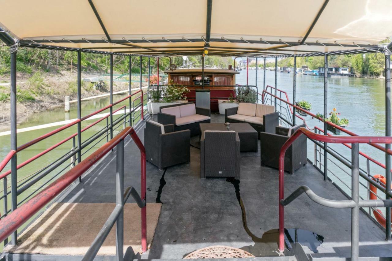 Grande Peniche 4 Ch - 10 Pers -Paris - Ile De Puteaux- Terrasses Villa Kültér fotó